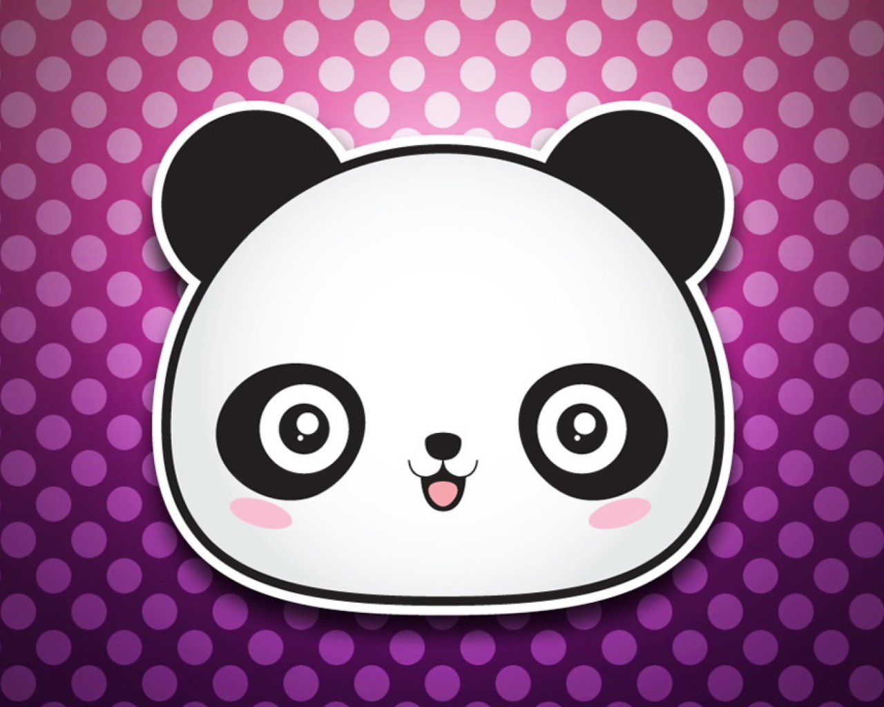 Fondo de pantalla Funny Panda 1280x1024
