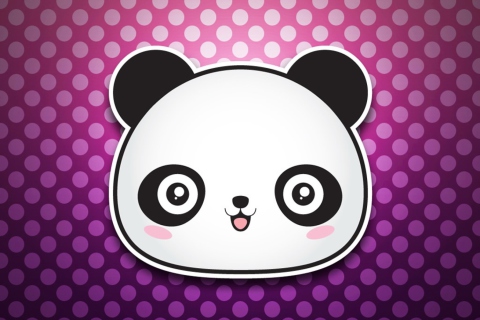 Fondo de pantalla Funny Panda 480x320