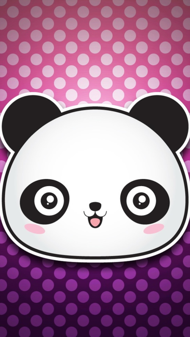 Funny Panda wallpaper 640x1136