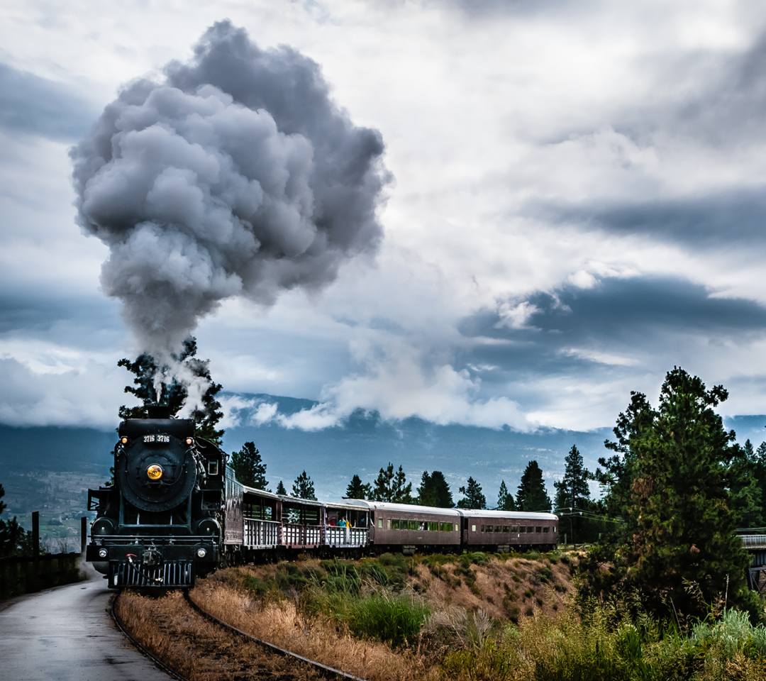 Das Steam Train Wallpaper 1080x960