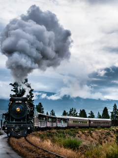 Das Steam Train Wallpaper 240x320