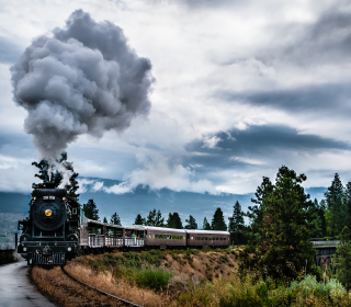 Steam Train - Obrázkek zdarma pro iPad