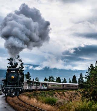 Steam Train sfondi gratuiti per Nokia Asha 308