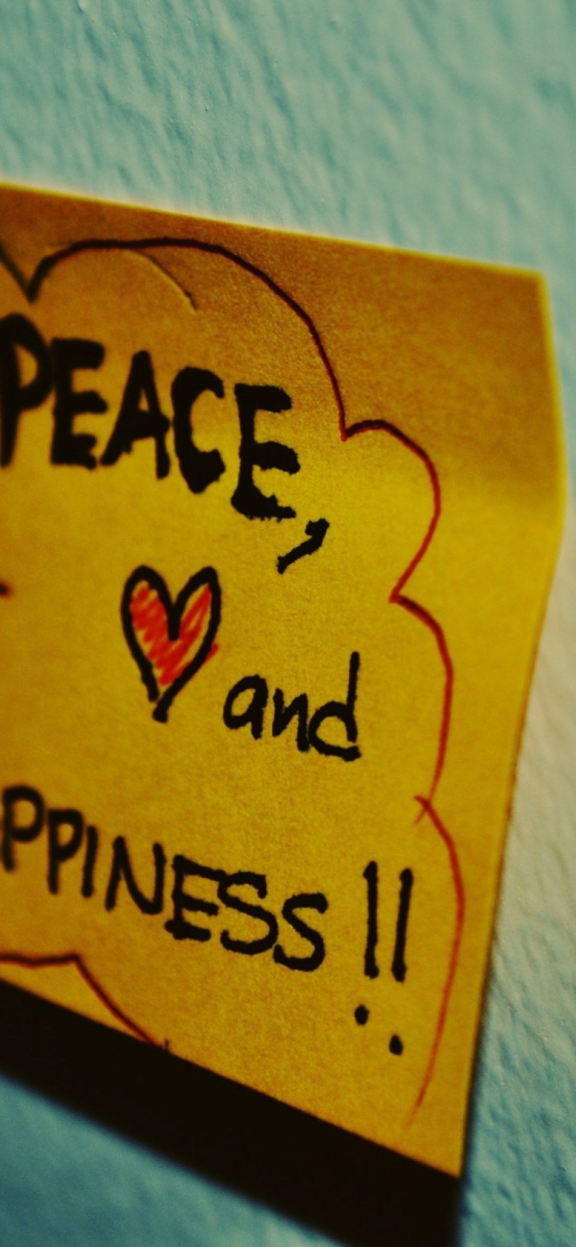 Peace Love And Happiness wallpaper 1170x2532