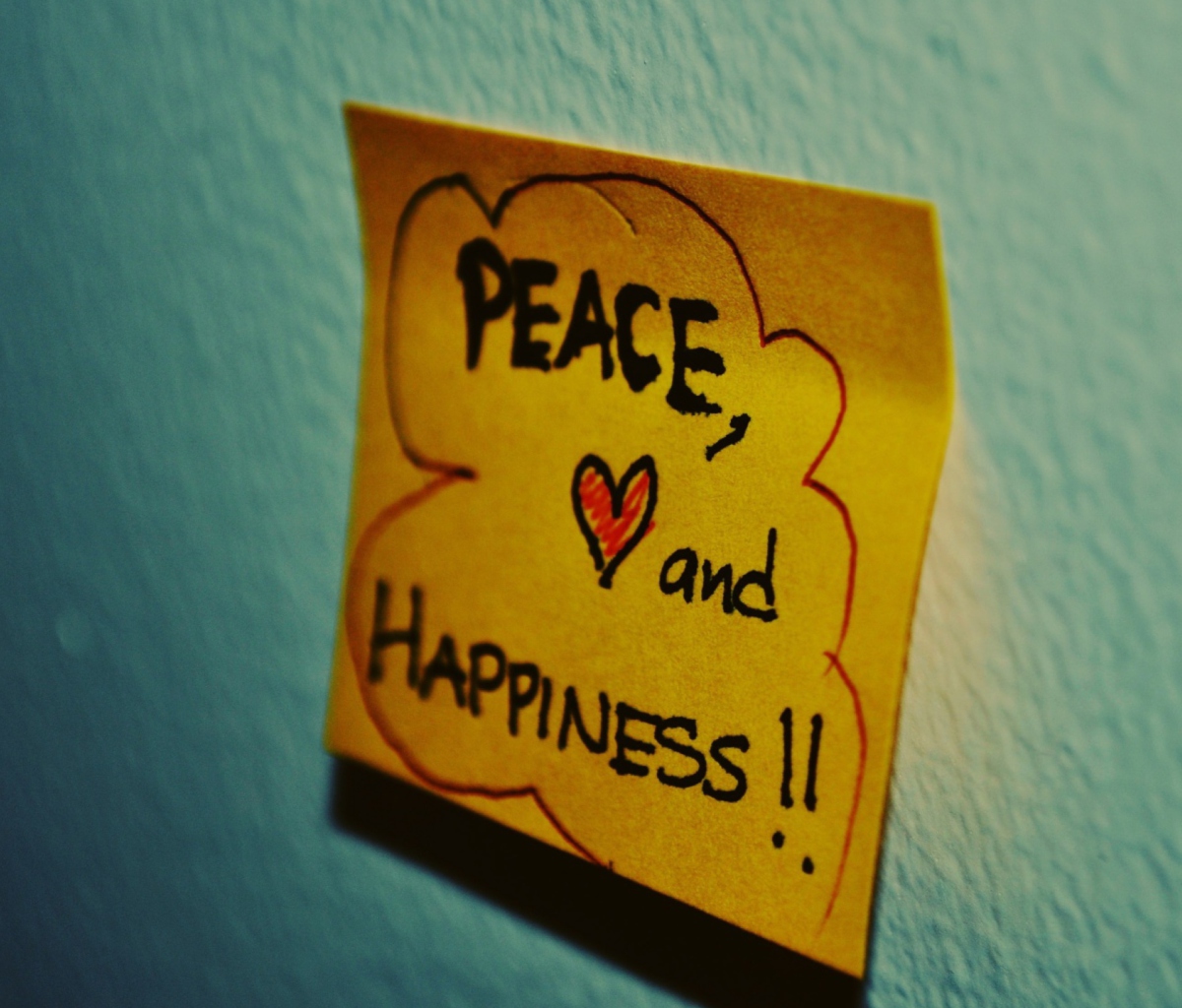 Das Peace Love And Happiness Wallpaper 1200x1024