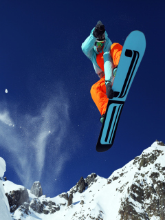 Das Utah Snowboard Wallpaper 240x320