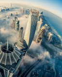 UAE Dubai Clouds wallpaper 128x160