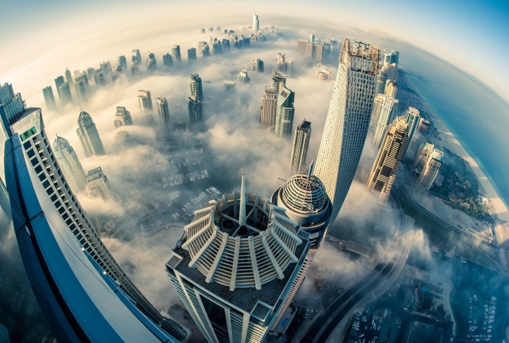 UAE Dubai Clouds wallpaper
