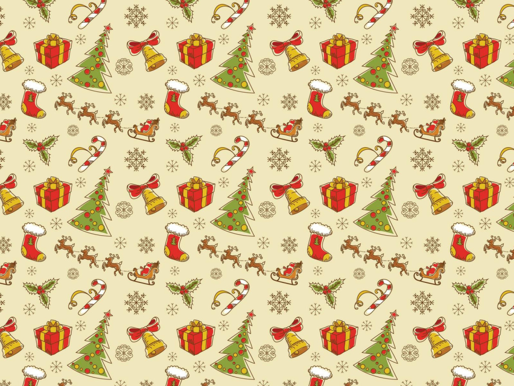 Fondo de pantalla Christmas Gift Boxes Decorations 1024x768