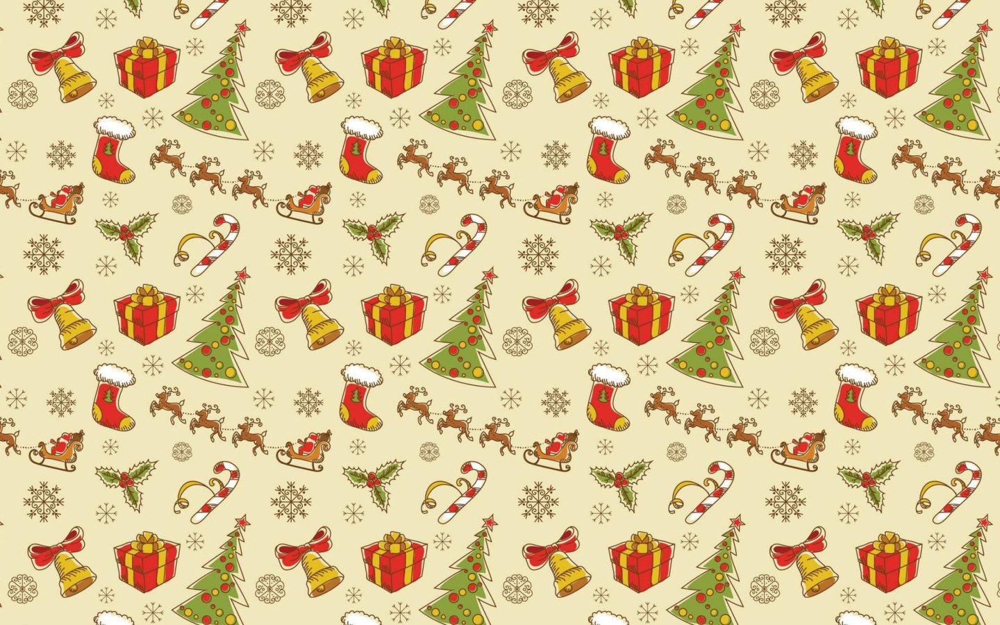 Das Christmas Gift Boxes Decorations Wallpaper 1440x900