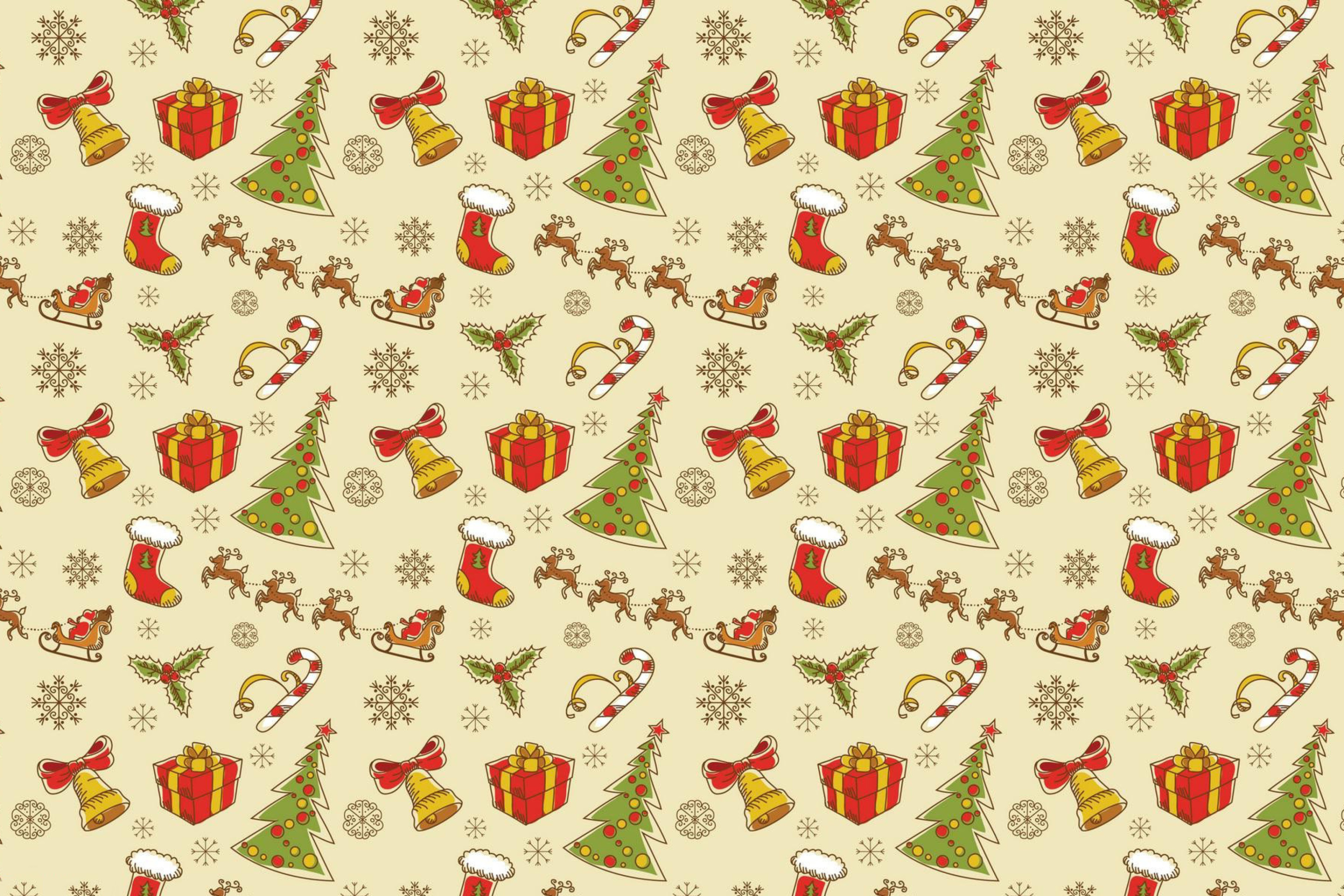 Fondo de pantalla Christmas Gift Boxes Decorations 2880x1920