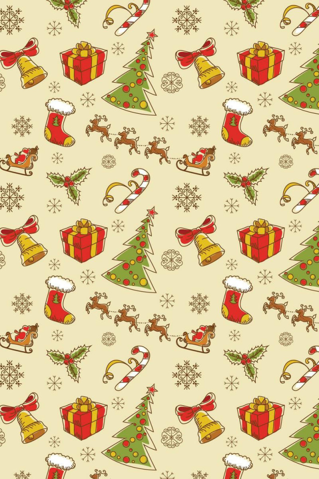 Fondo de pantalla Christmas Gift Boxes Decorations 640x960