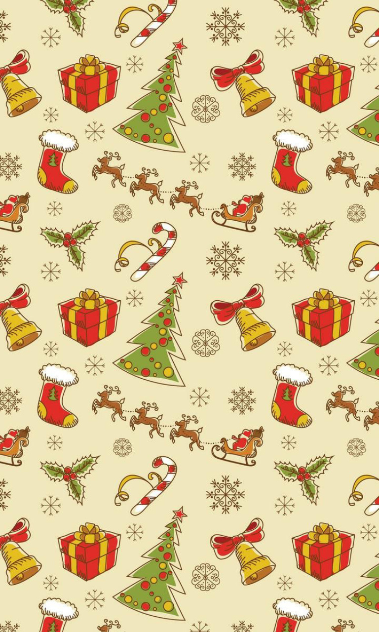 Fondo de pantalla Christmas Gift Boxes Decorations 768x1280