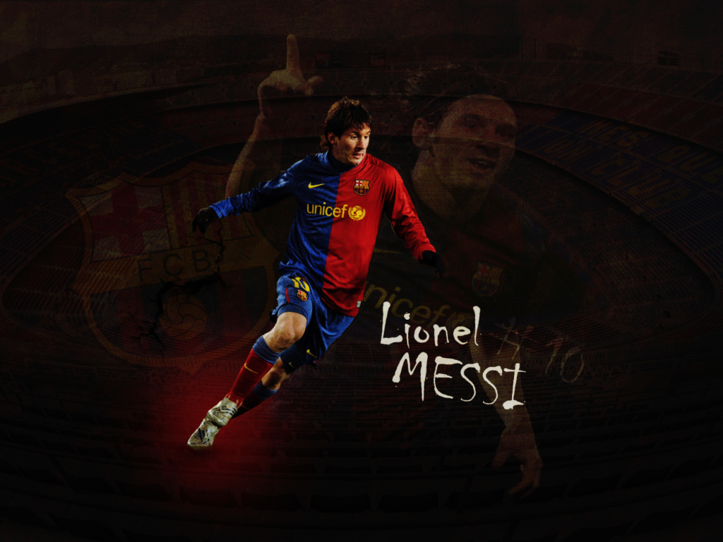 Das Lionel Messi Wallpaper 1024x768