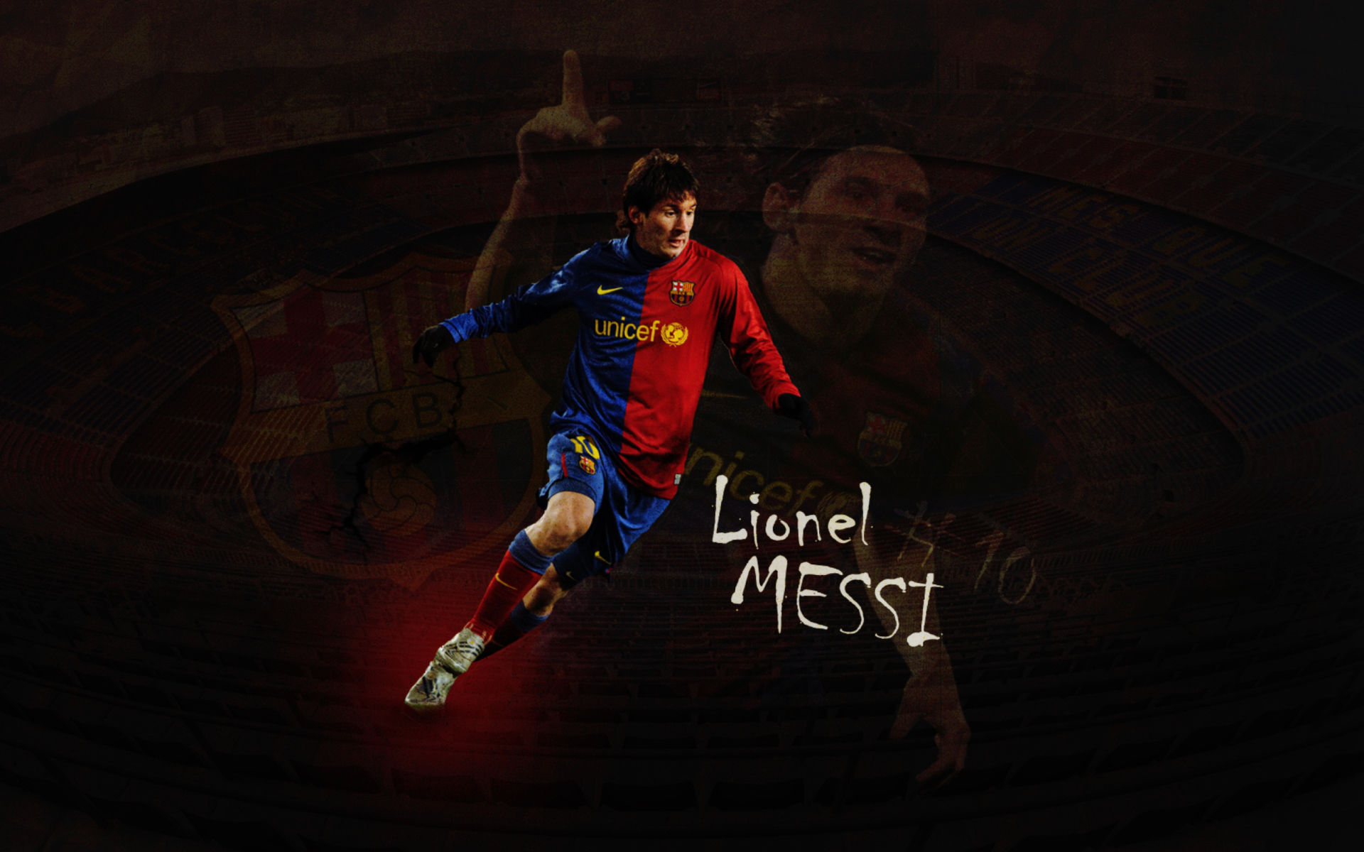 Lionel Messi Wallpaper for Widescreen Desktop PC 1920x1080 Full HD