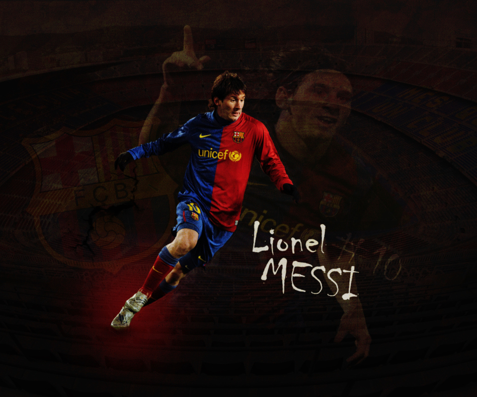 Fondo de pantalla Lionel Messi 960x800