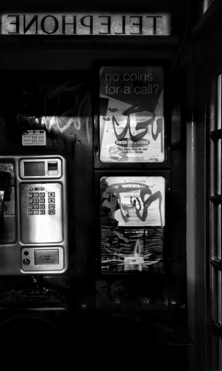 Phone Booth wallpaper 768x1280