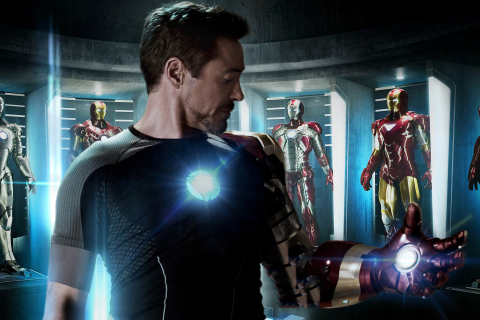 Fondo de pantalla 2013 Iron Man 480x320