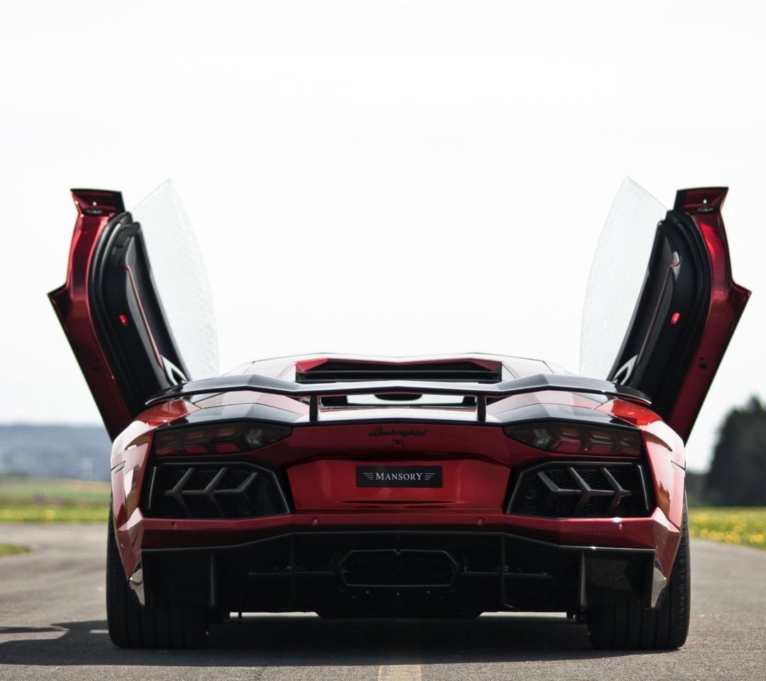 Fondo de pantalla Lamborghini Aventador 1080x960