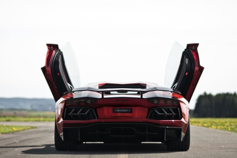 Screenshot №1 pro téma Lamborghini Aventador 480x320
