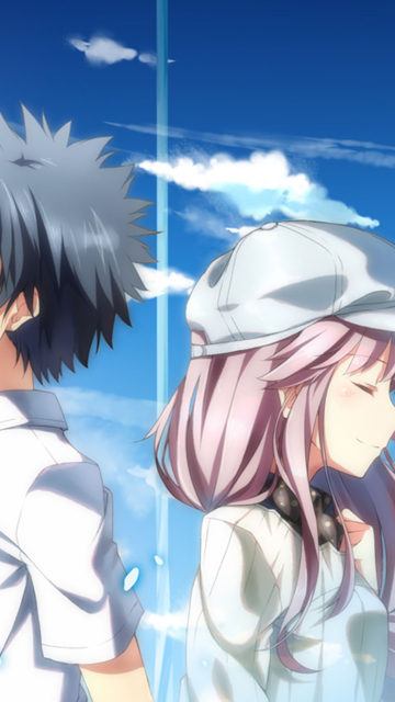 Kamijou Touma and Arisa screenshot #1 360x640