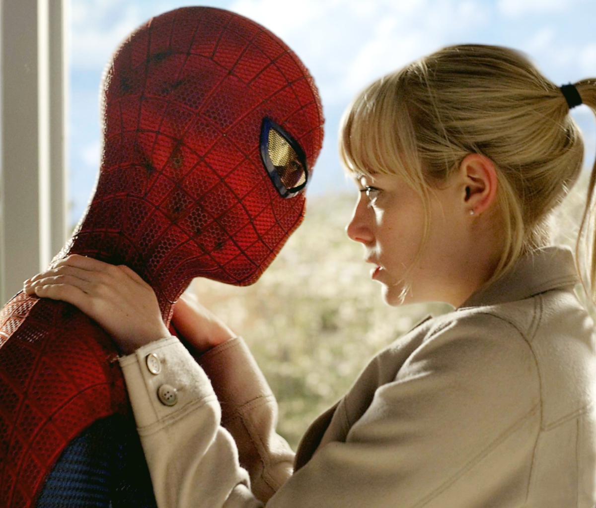 Spider Man & Gwen Stacy wallpaper 1200x1024