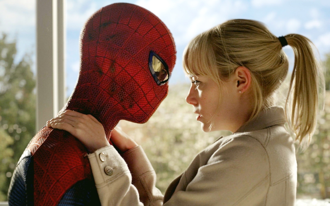 Screenshot №1 pro téma Spider Man & Gwen Stacy 1280x800