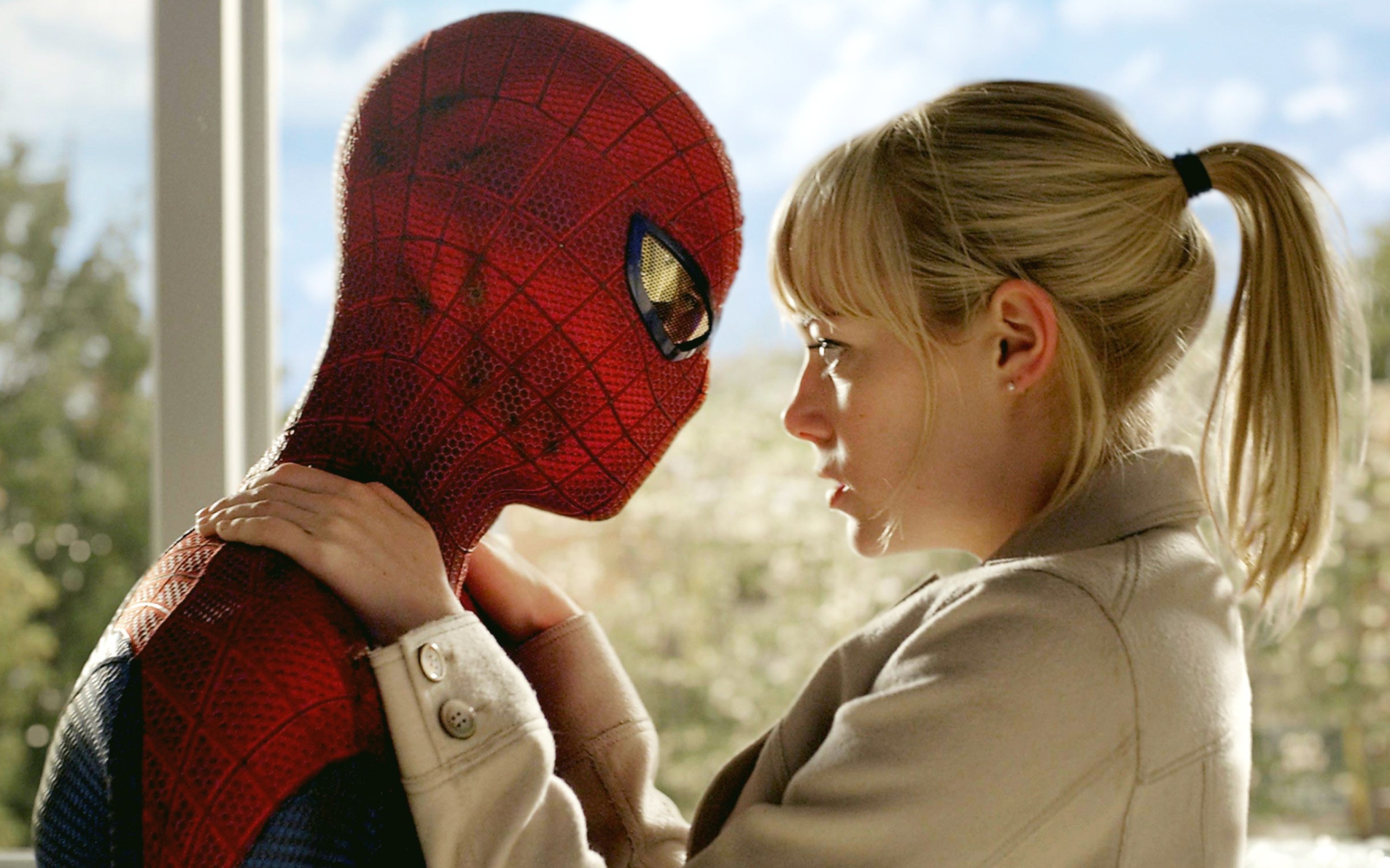 Обои Spider Man & Gwen Stacy 2560x1600