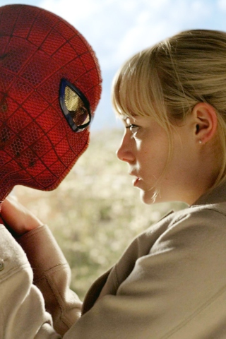 Spider Man & Gwen Stacy wallpaper 320x480