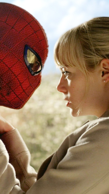 Fondo de pantalla Spider Man & Gwen Stacy 360x640