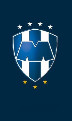 Sfondi Ecudo de rayados Club de Futbol Monterrey 240x400