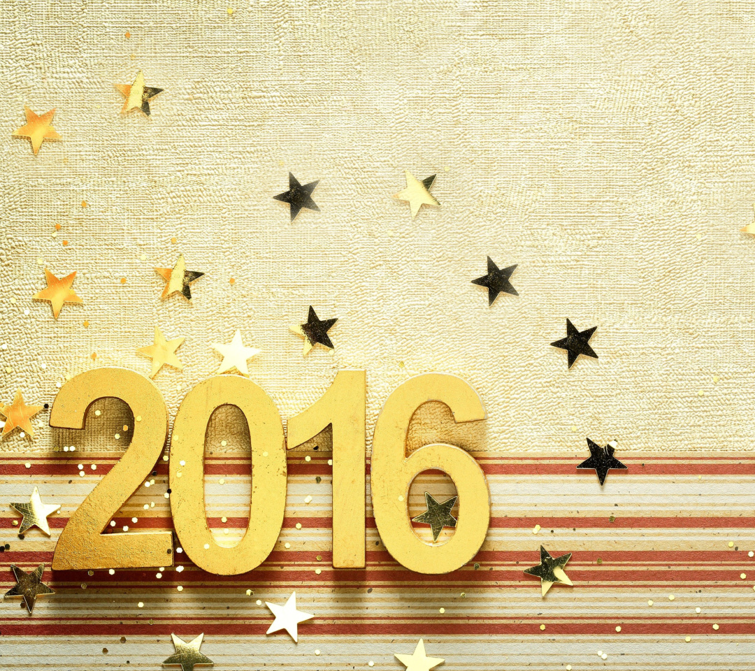 Das 2016 New year Congratulations Wallpaper 1080x960