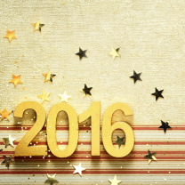 2016 New year Congratulations wallpaper 208x208