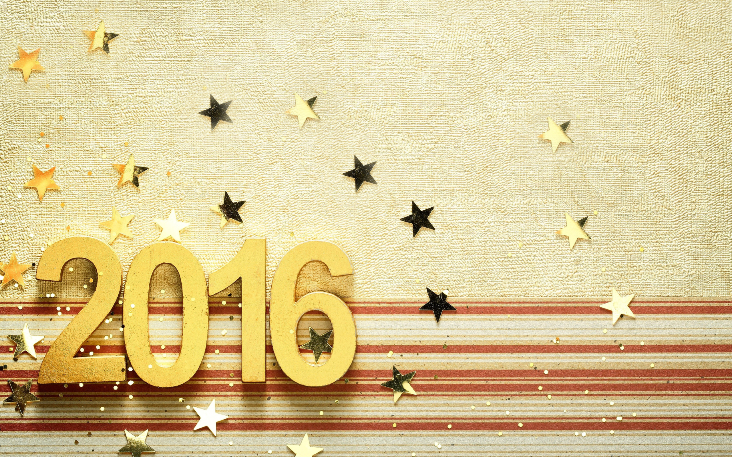 Das 2016 New year Congratulations Wallpaper 2560x1600