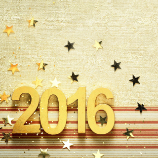 Kostenloses 2016 New year Congratulations Wallpaper für iPad