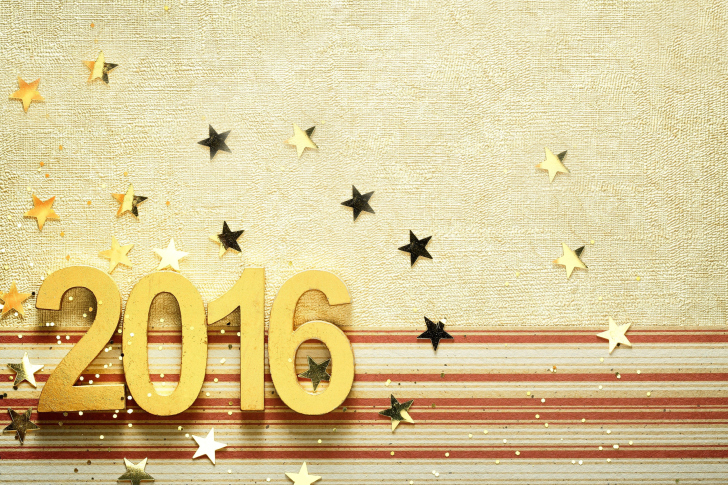 2016 New year Congratulations wallpaper