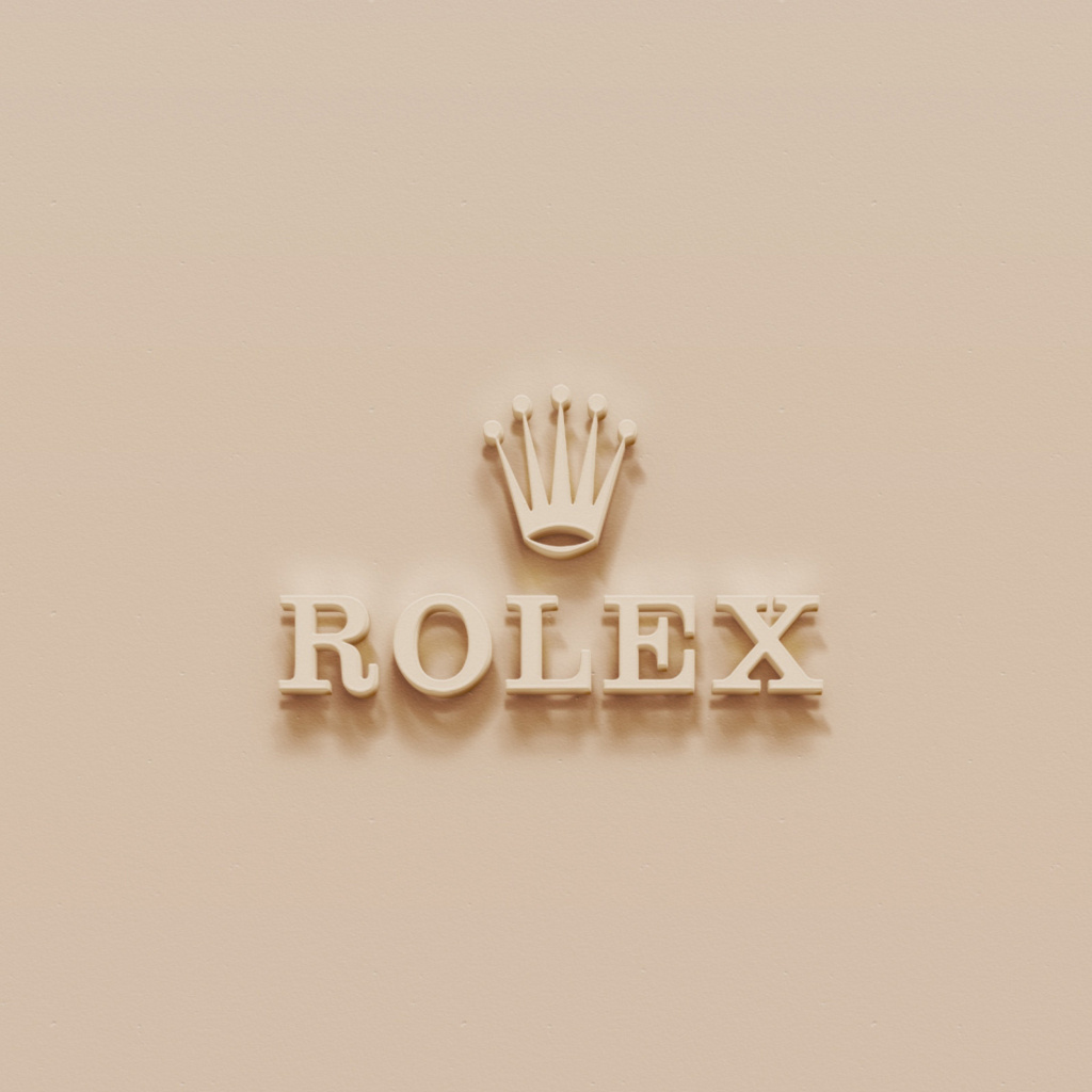 Das Rolex Golden Logo Wallpaper 1024x1024