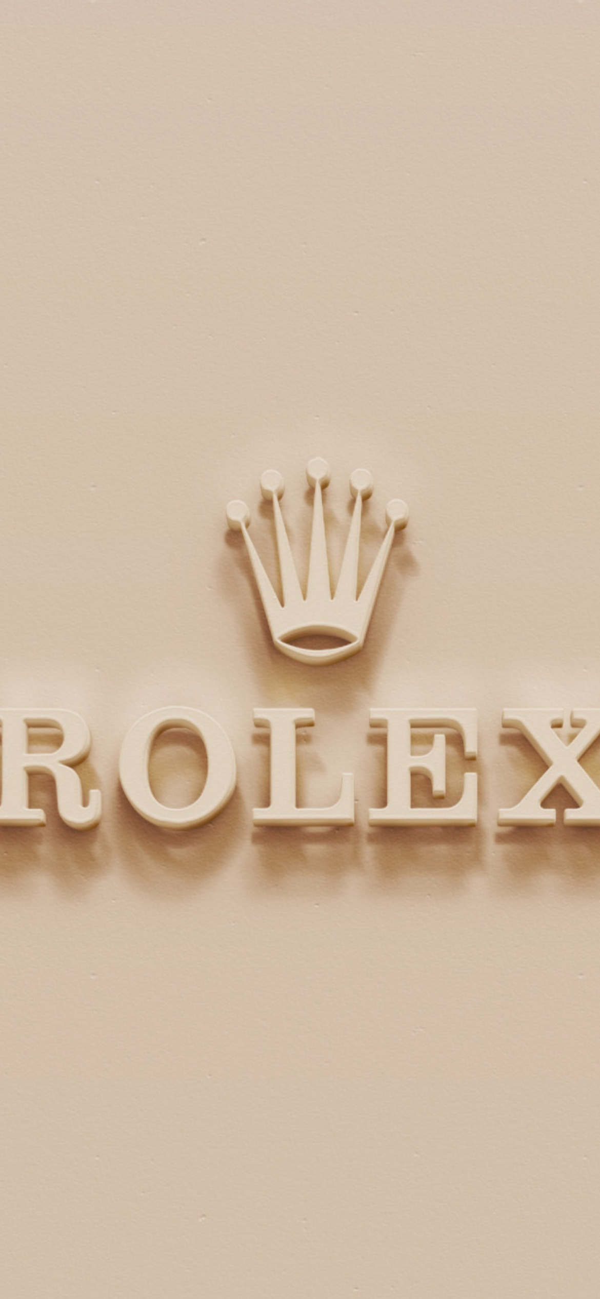 Rolex Golden Logo wallpaper 1170x2532