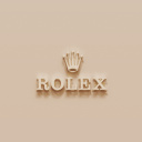 Обои Rolex Golden Logo 128x128