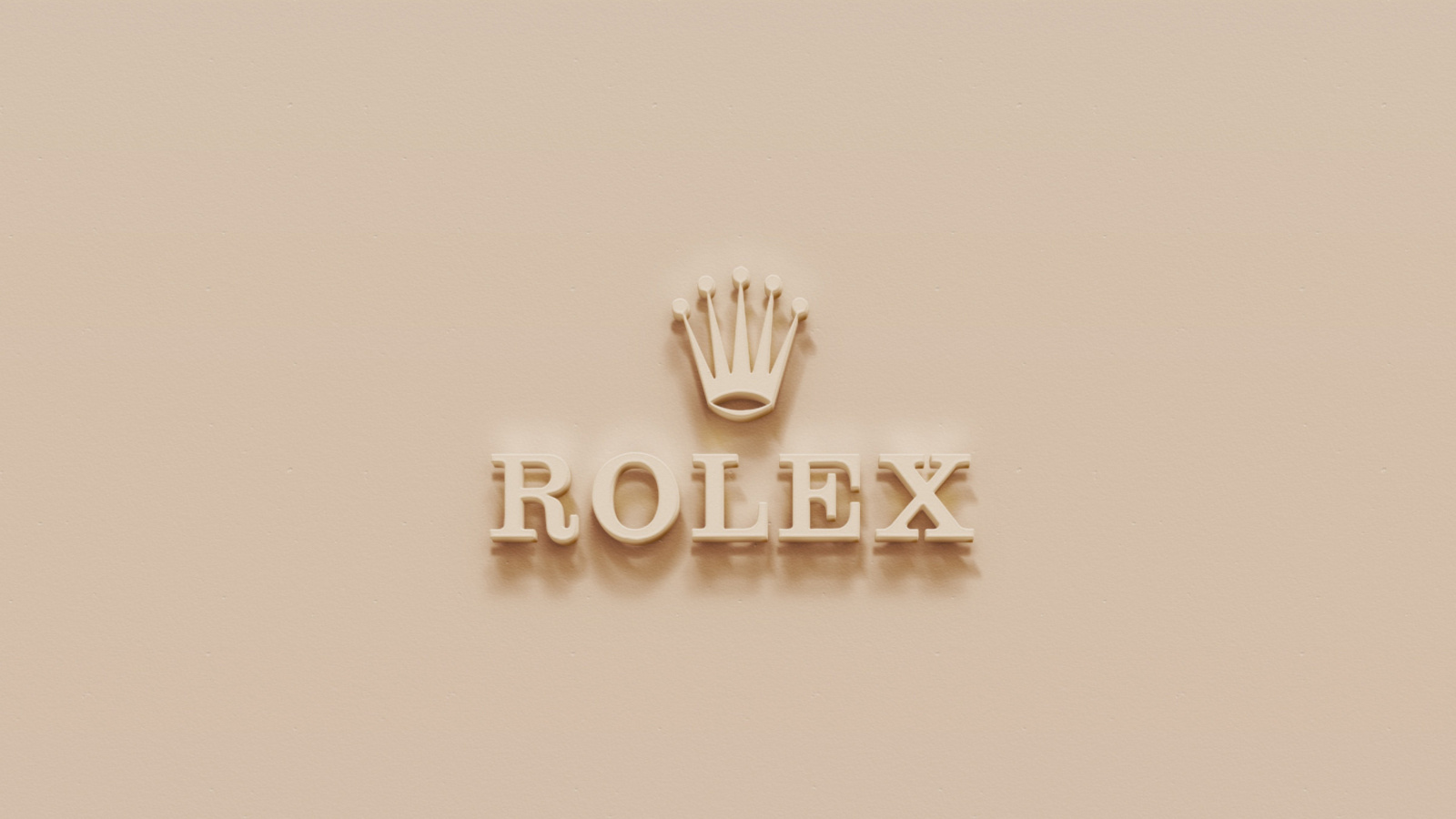 Das Rolex Golden Logo Wallpaper 1600x900