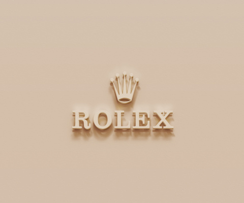 Das Rolex Golden Logo Wallpaper 480x400