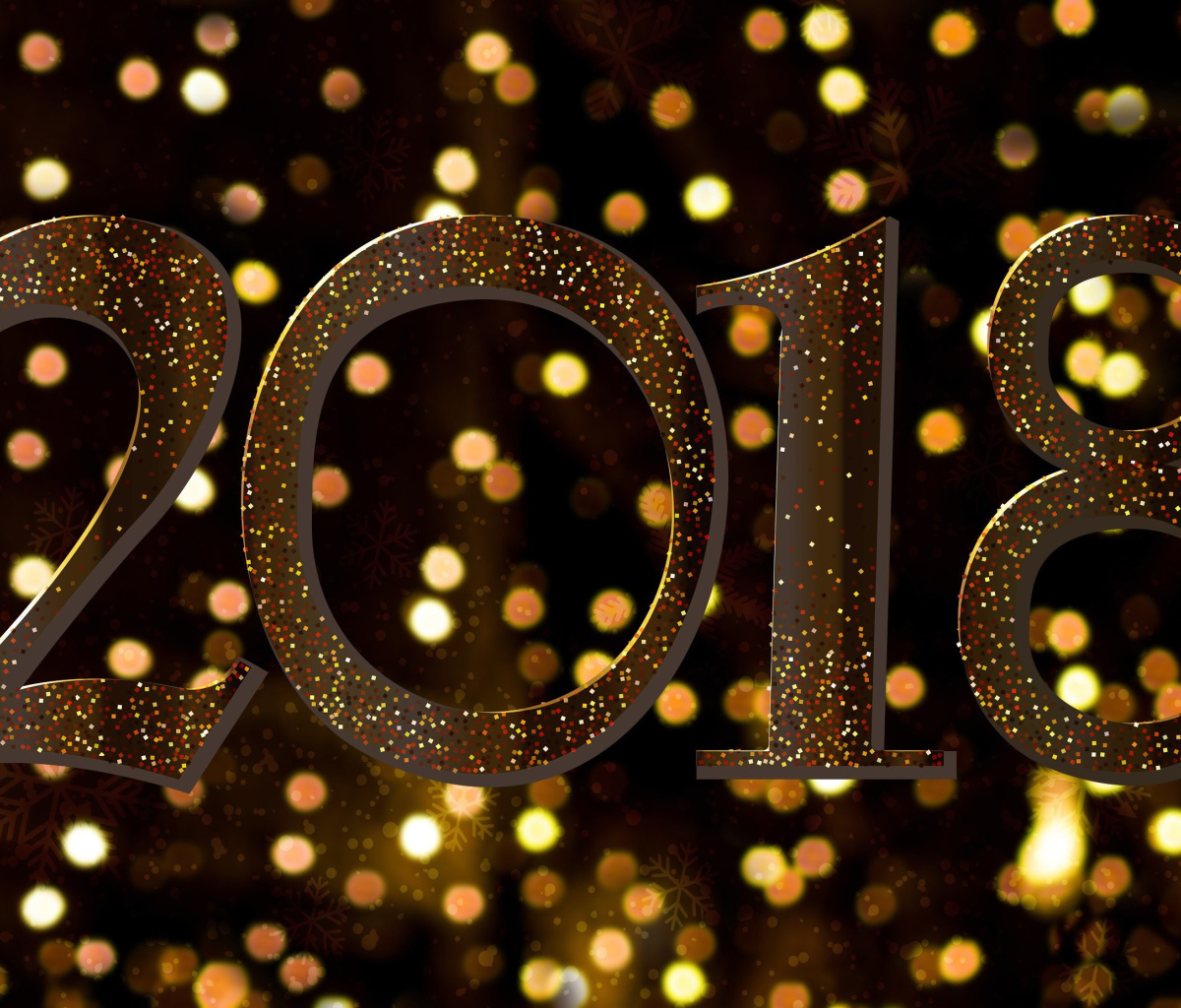 Fondo de pantalla 2018 New Year Texture 1200x1024