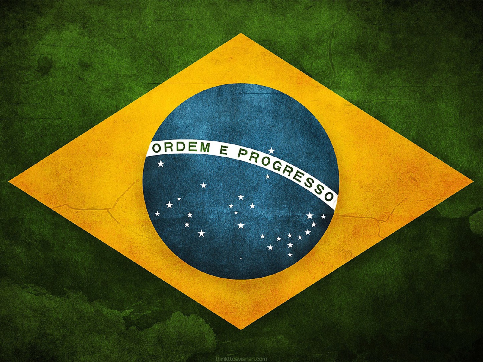 Fondo de pantalla Brazilian Flag 1600x1200