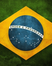 Brazilian Flag wallpaper 176x220