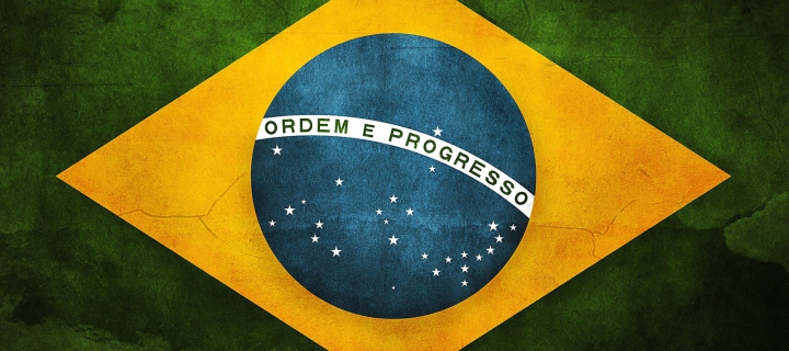 Brazilian Flag wallpaper 720x320