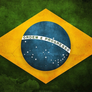 Kostenloses Brazilian Flag Wallpaper für 128x128