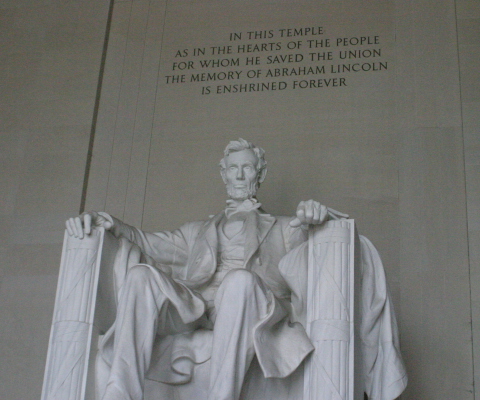 Das Lincoln Memorial Monument Wallpaper 480x400