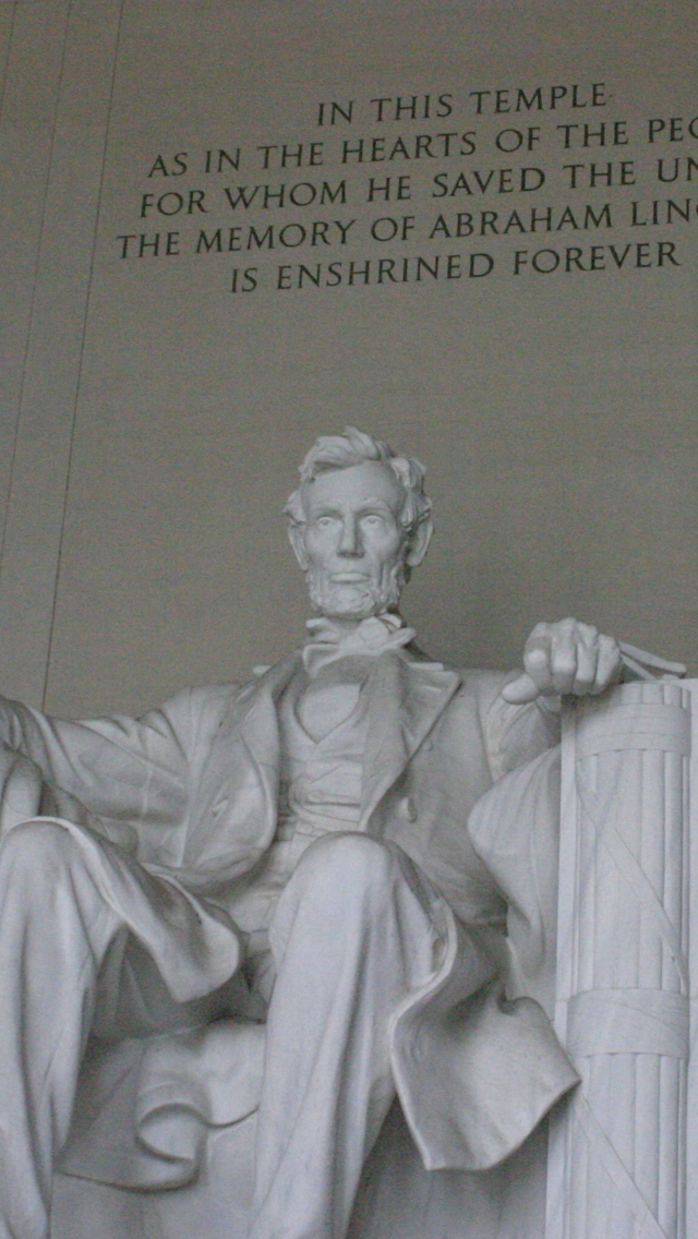 Fondo de pantalla Lincoln Memorial Monument 640x1136