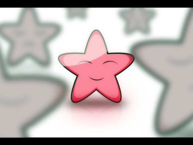 Das Smiling Star Wallpaper 640x480