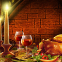 Das Thanksgiving Dinner Wallpaper 128x128